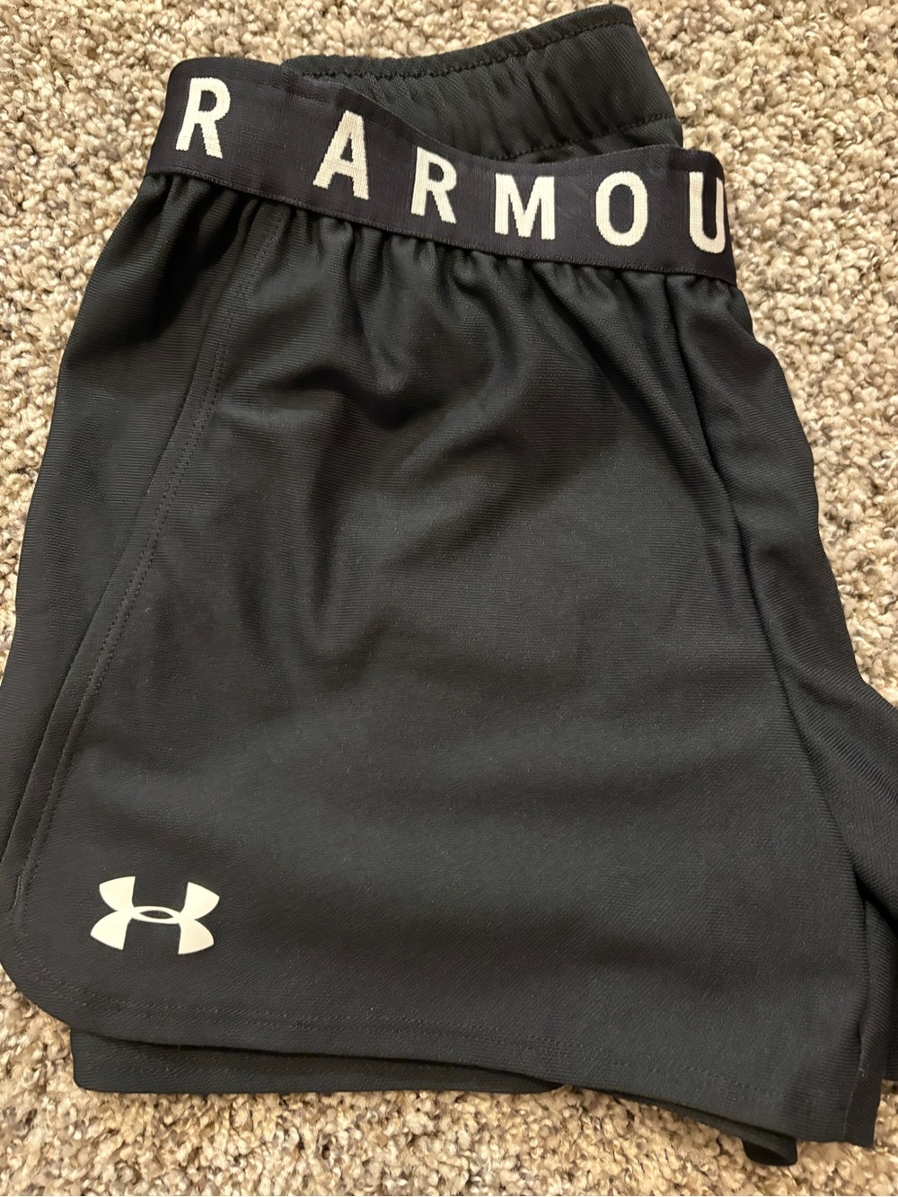 Under Armour womens Black Athletic Shorts